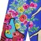 Woman Relax Pants - Blue : Dance in the Flower Field