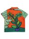 Woman Blouse - Orange : Cheerful Tiger Art