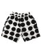 Woman Short Pants - White : Black dot