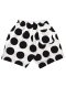 Woman Short Pants - White : Black dot