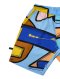 Woman Short Pants - Blue : Multi colored shapes