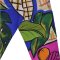 Woman Cropped ankle pants - Purple : Vase of leaves and fruit, home decoration