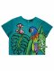 Woman Crop Top - Green : Parrot on a twig