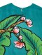 Woman Crop Top - Green : Parrot on a twig