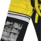 Woman Relax Pants - Black : Black and yellow abstract