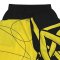 Woman Relax Pants - Black : Black and yellow abstract