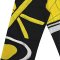 Woman Relax Pants - Black : Black and yellow abstract