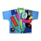 Jacket Kimono Blouse - Blue : Neon Abstract