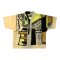 เสื้อคลุมกิโมโน - สีครีม : ลายอักษรบนผืนดิน