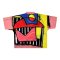 เสื้อคลุมกิโมโน - สีชมพู : ลายโครงสร้างลูกกวาด