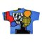 เสื้อคลุมกิโมโน - สีฟ้า : ลายเสียงสะท้อนแห่งศิลป์ยุคใหม่