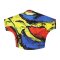 เสื้อปีกค้างคาวผู้หญิง - หลากสี : ลายพายุสีในจังหวะแปรง