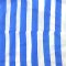 Women Casual  Batwing Blouse - Blue : The Marine Striped Lily