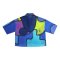 Woman Casual shirts - Blue : Blue Puzzle Motion