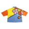 Woman Casual shirts - Orange : Blue-Eared Pup in Bloomy Garden
