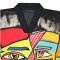 Long Tunic Dress - Black : Multicolor elements on a woman face by picasso