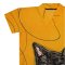 Long Tunic Dress - Yellow : Kitten with colorful roses