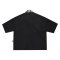 เสื้อเชิ้ตฮาวายผู้หญิง - สีดำ : ลายมิติกราฟิกรัตติกาล