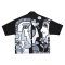 เสื้อเชิ้ตฮาวายผู้หญิง - สีดำ : ลายมิติมิวส์สบตากับปทุมมาคราม