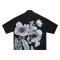 เสื้อเชิ้ตฮาวายผู้หญิง - สีดำ : ลายบุปผารัตติกาล
