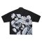เสื้อเชิ้ตฮาวายผู้หญิง - สีดำ : ลายบุปผารัตติกาล