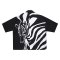 เสื้อเชิ้ตฮาวายผู้หญิง - สีดำ : ลายอัตลักษณ์ม้าลายรัตติกาล