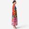 Kaftan Long Sleeve V-Kimono - Red : The Curious Yellow Cat