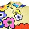 Cream Blouse : Multi colored flowers