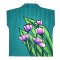 Green Blouse : Purple Tulip Tree