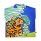 Woman Blouse - Blue : The Jolly Tiger under the Canopy