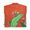 Woman Blouse - Brown : Charming Macaw at Golden Sunset