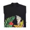 Woman Blouse - Black : Cockatoo’s Midnight Camouflage