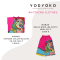 เสื้อครอปคอจีนผู้หญิง - สีชมพู : ลายมนต์เสน่ห์ใบหน้าในโลกคิวบิสม์