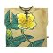 เสื้อครอปคอจีนผู้หญิง - สีเขียว : ลายมนต์เสน่ห์บุปผาทองกลางผืนทราย