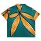 เสื้อผู้หญิงคอปก - สีเขียว : ลายผู้หญิงที่สง่างามกับผมสีเหลือง