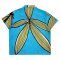 เสื้อผู้หญิงคอปก - สีฟ้า : ลายผู้หญิงที่สง่างามกับผมสีเขียว
