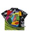 Woman Blouse - Black : Multicolor elements on a woman face by picasso