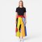 Woman Relax Pants - Multicolor : Multi-shape art