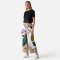 Woman Relax Pants - Grey : Multicolor block abstract
