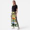 Woman Relax Pants - Yellow : Black box with multicolor circles