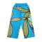 Woman Relax Pants - Blue : Woman Elegance with Green Hair