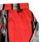 Woman Relax Pants - Red : Interlacing of Black Stripes