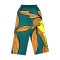 Woman Relax Pants - Green : Woman Elegance with Yellow Hair