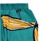 Woman Relax Pants - Green : Woman Elegance with Yellow Hair