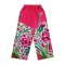 Woman Relax Pants - Pink : Pink roses in full bloom