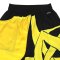 Woman Relax Pants - Black : Yellow and black Abstract art