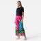Woman Relax Pants - Pink : Color Rhythm on Pink