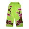 Woman Relax Pants - Green : Vibrant Blooms on Lime Green