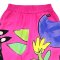 Woman Relax Pants - Pink : Zebra Waltz in Fuchsia Garden
