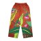 Woman Relax Pants - Brown : Charming Macaw at Golden Sunset